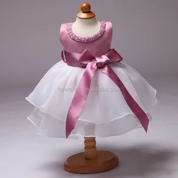 satin baby frock