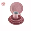 ini European style ceramic porcelain luxury dinnerware,Full set Dessert plate With cup,Size can be customized tableware