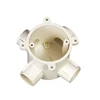 ERA PVC DIN Standard Electrical Conduit Fitting 4 Way Deep Junction Box