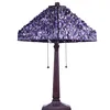 High Quality Natural Amethyst Crystal Bedside Table Lamp For Bedroom
