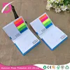 Promotional PET plastic sticky notes/ hard cover sticky notepad /pocket memo pad