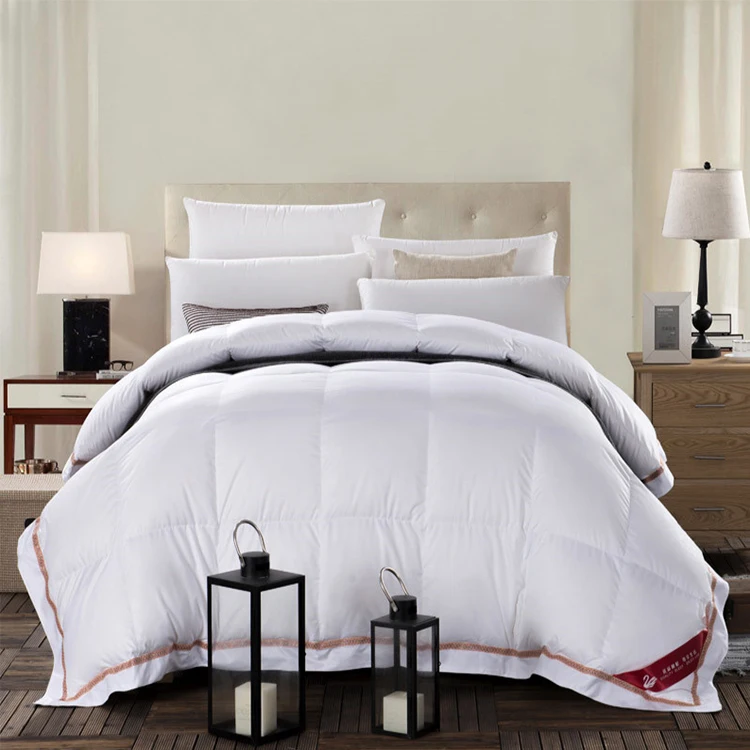 100 Goose Down Comforter Double Feather Quilt Bedding Filling