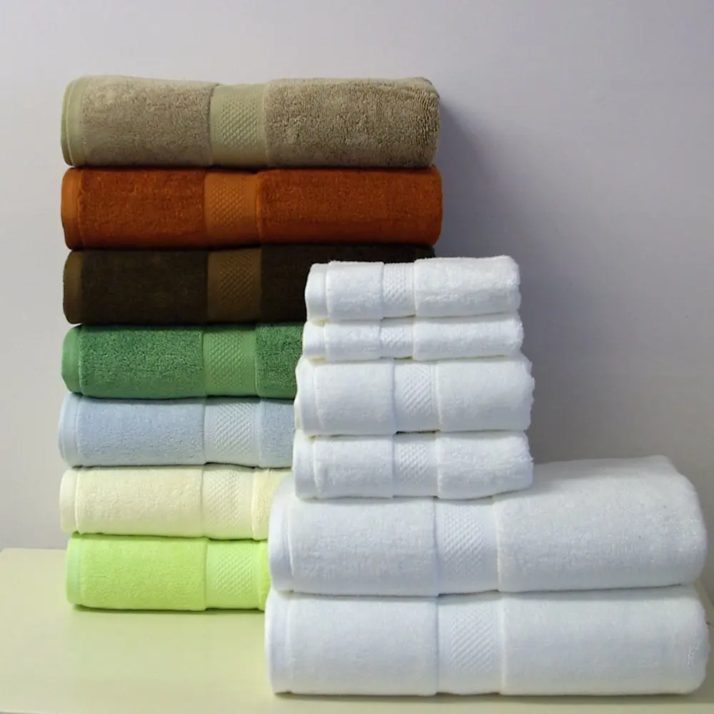 6pc Chocolate Rayon from Bamboo Blend Towel Set, Includes 2 Bath Towels, 2 Hand Towels, 2 Wash Clothes