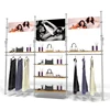 Modern Lady Clothes Store Interior Design Retail Clothes Display Stand For Clothing Store And Shop