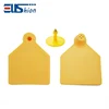 Plastic UHF Barcode RFID Cow Animal Ear Tag For Cattle