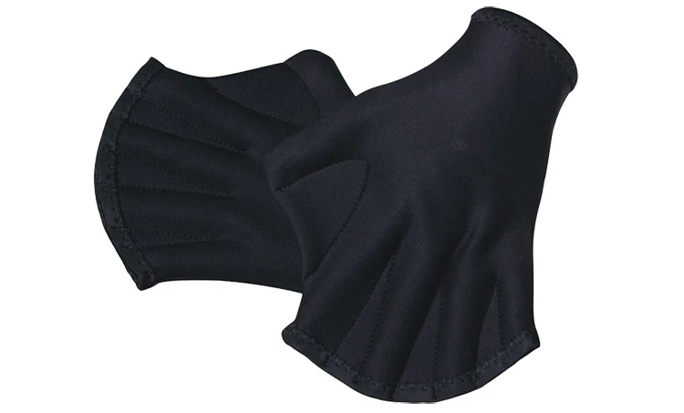 Water Aerobics Aqua Jogger Swimming Swim Webbed 2MM Neoprene Gloves 1 Pair Black 