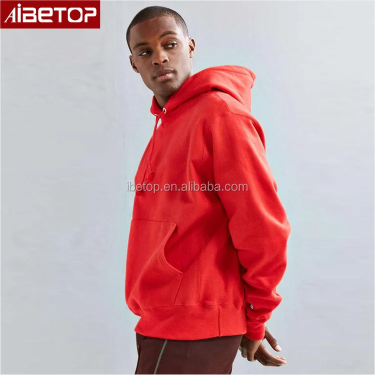 basic red hoodie