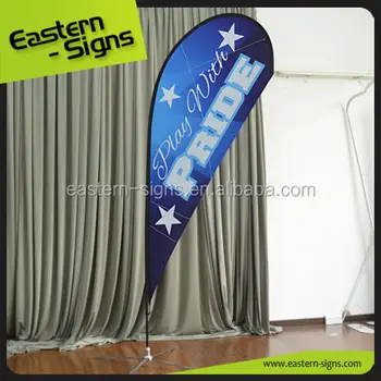 460cm Teardrop Cheap Garden Flag Banner Printing View Banner