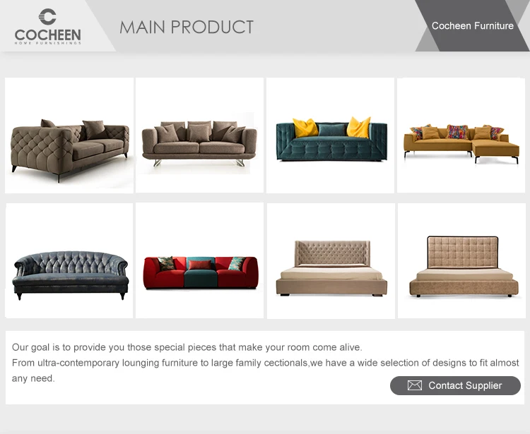 2017 Modern Fabric Small Corner Wooden Sofa Set New Designs