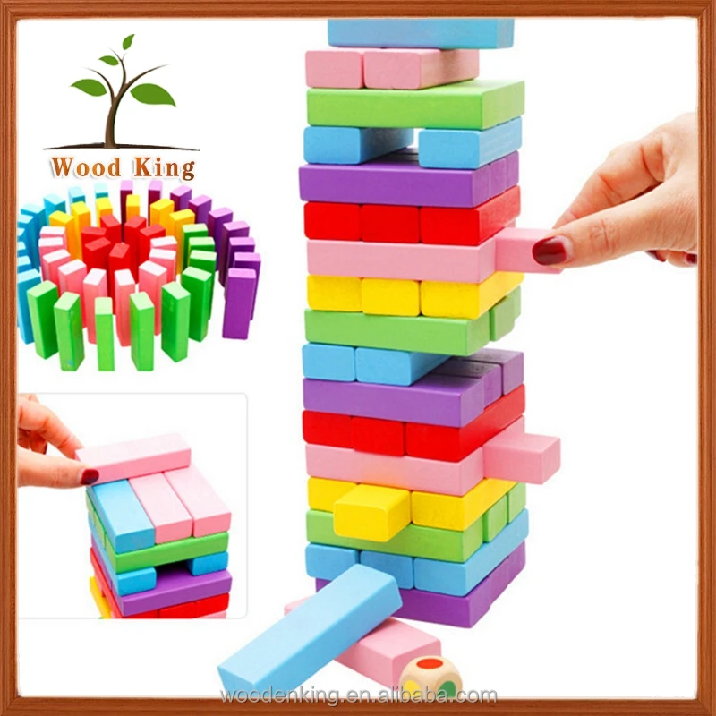 wooden stick building toys