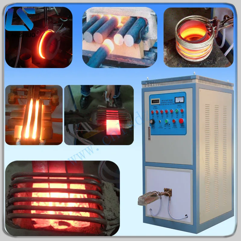Lanshuo 60kw Igbt Electric Induction Heating Machine For Heating Bolts