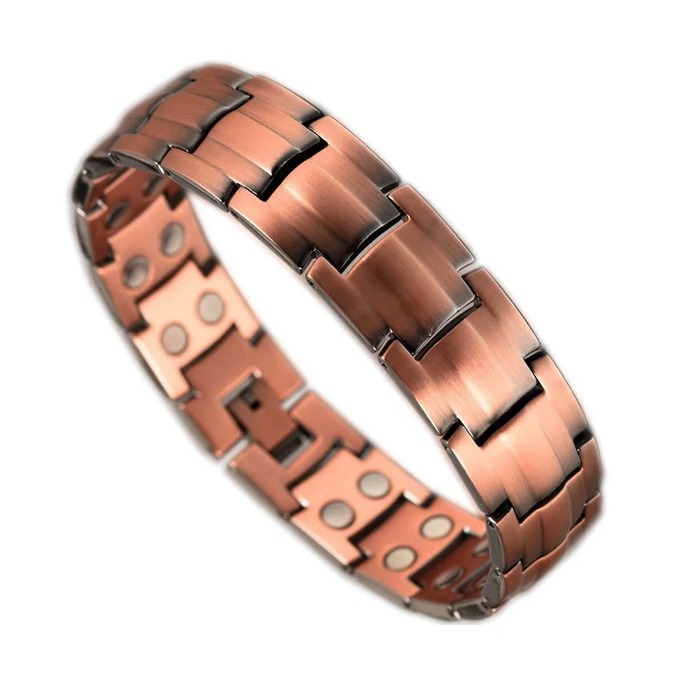 Bio Health Magnetic Therapy Pure Copper Bracelet With Double Magnets Bio Health Magnetic Therapy Pure Copper Bracelet With Double Magnets