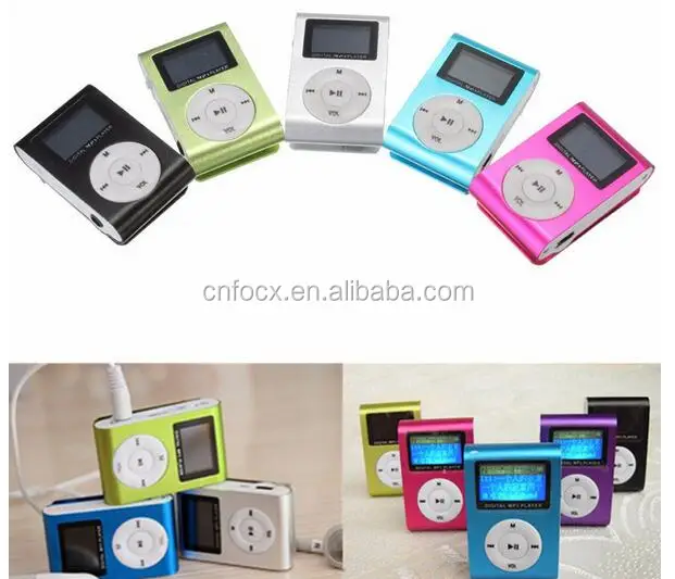 Mini Usb Clip Mp3 / Music Media Player / Lcd Screen Clip Mp3 Buy