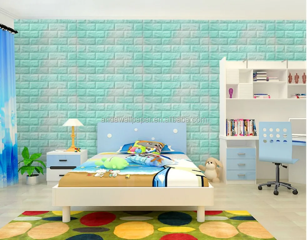 Factory Price Interior Two Tone Color Brick Paneling 3d Foam Wallpaper With Long Service Life Buy High Quality 3d Faom Wall Sticker Great Wall