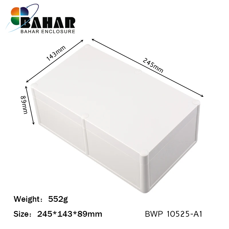 283*143*89 mm industrial ABS plastic electronics enclosure