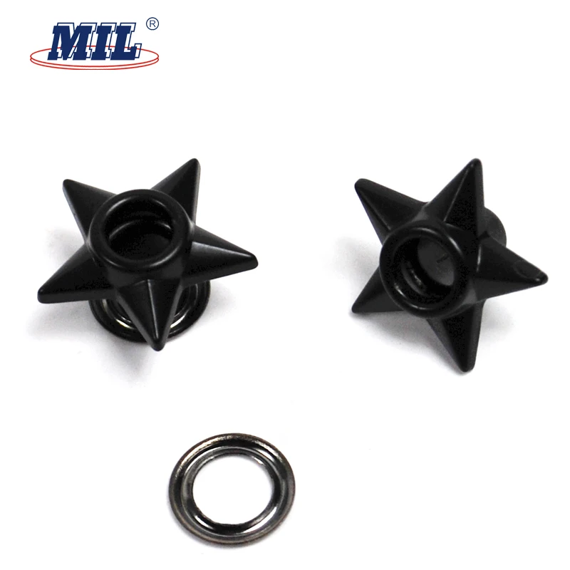 Washable Five Star Shape Fashion Brass Metal Eyelets And Grommets For