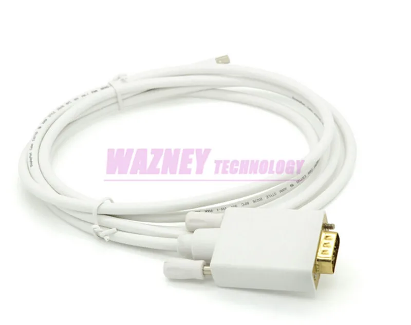 Mac Mini DisplayPort DP Thunderbolt to VGA Adapter 6FT SVGA VGA Monitor Cable