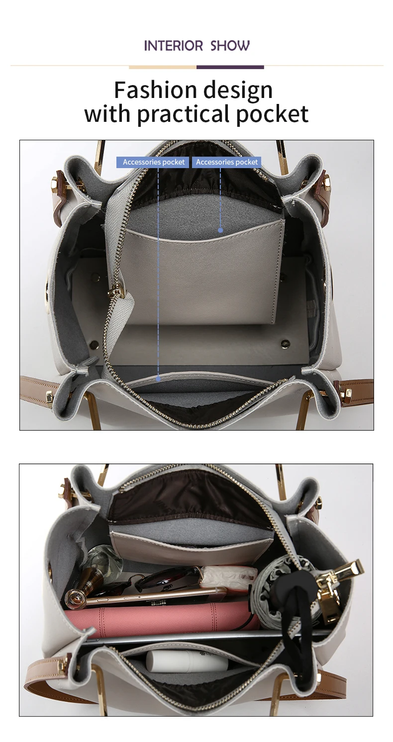 New Design Crossbody large Capacity Ladies Leather Hobo Bag For Female