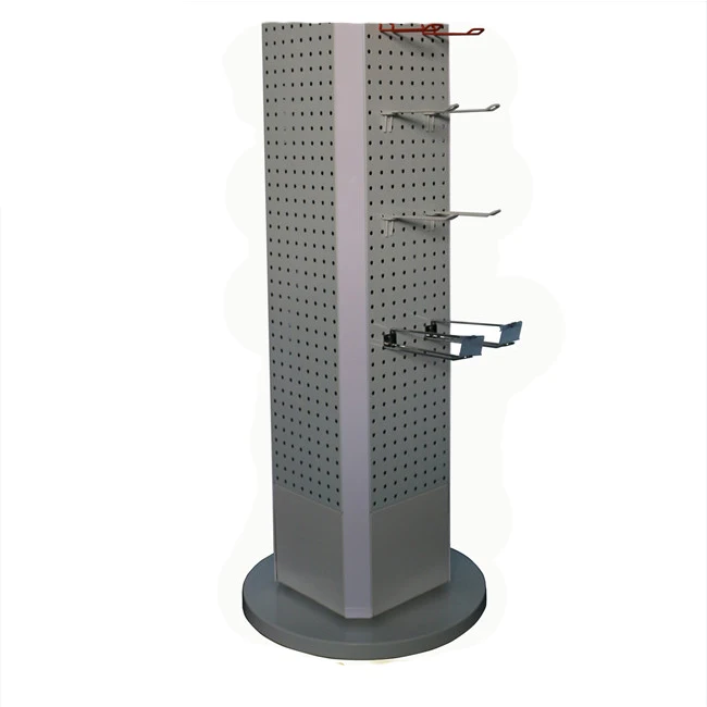 Floorstanding Rotating Pegboard Hanging Hooks Display Stand Buy