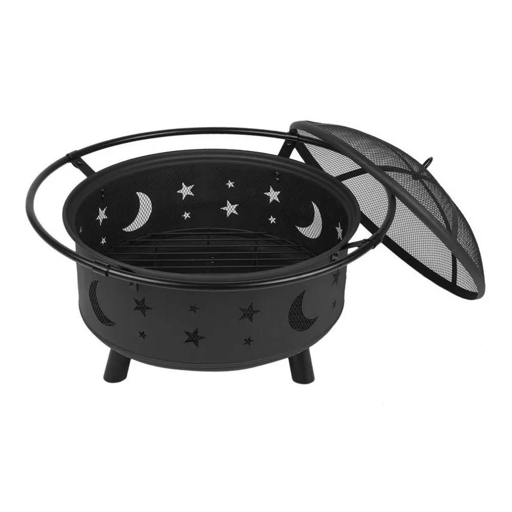 Square Outdoor Firepit Brazier With Bbq Grill Buy Outdoor Fire