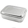 Wholesale 1.8L stainless steel bento lunch box with 3 compartments,Metal Food Container Lunchbox,Meal Food Compartment Container