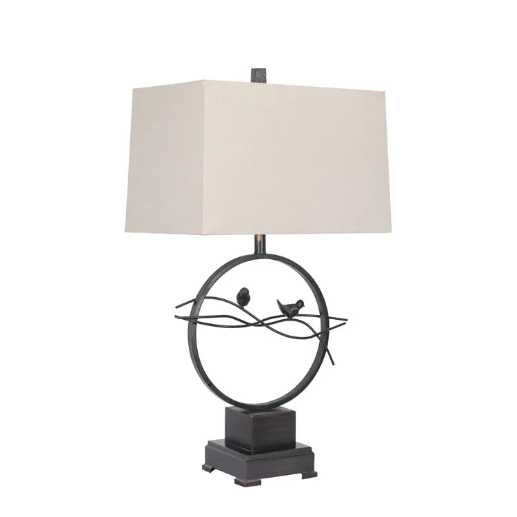 Wholesale high quality Metal table lamp with bird/ Architect Metal table light/fancy writing desk lamp