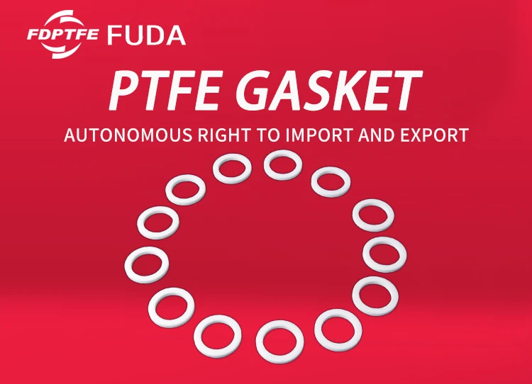 flat pure ptfe ring gasket
