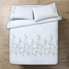 BSCI certificate personalized white embroidery duvet cover set bedding