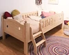 Cot Modern Sheet Kid Wood Frame Wooden Size Child Single Bed