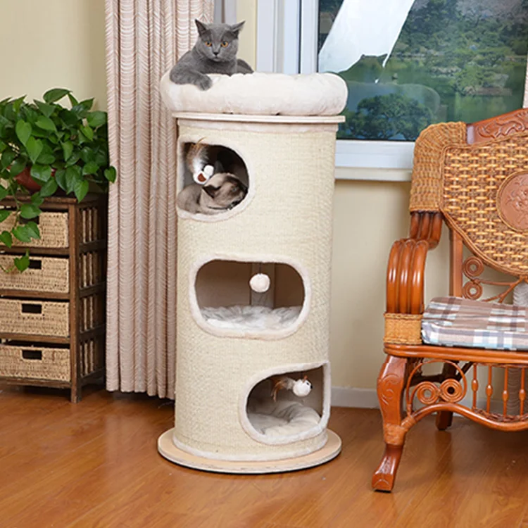 Cat Scratching Barrel Cat Play Condo House Toy Scratcher - Buy Cat Play