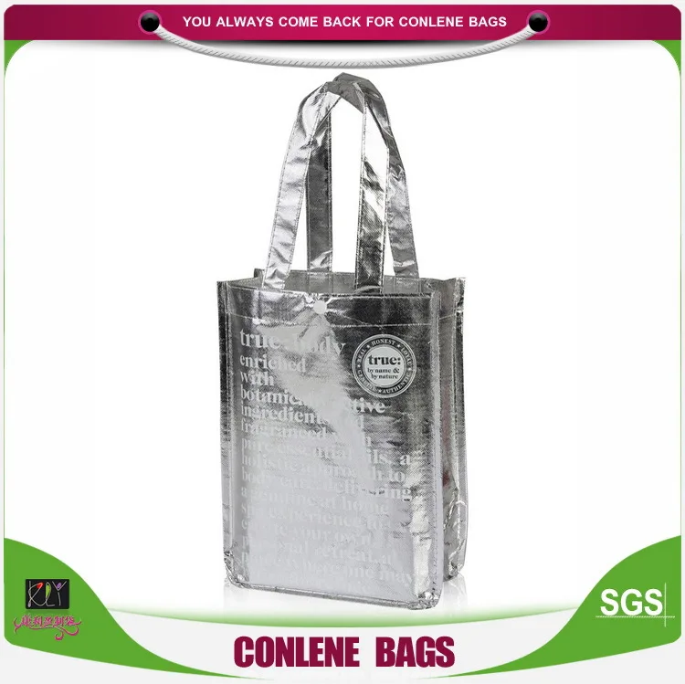 metallic non woven bags