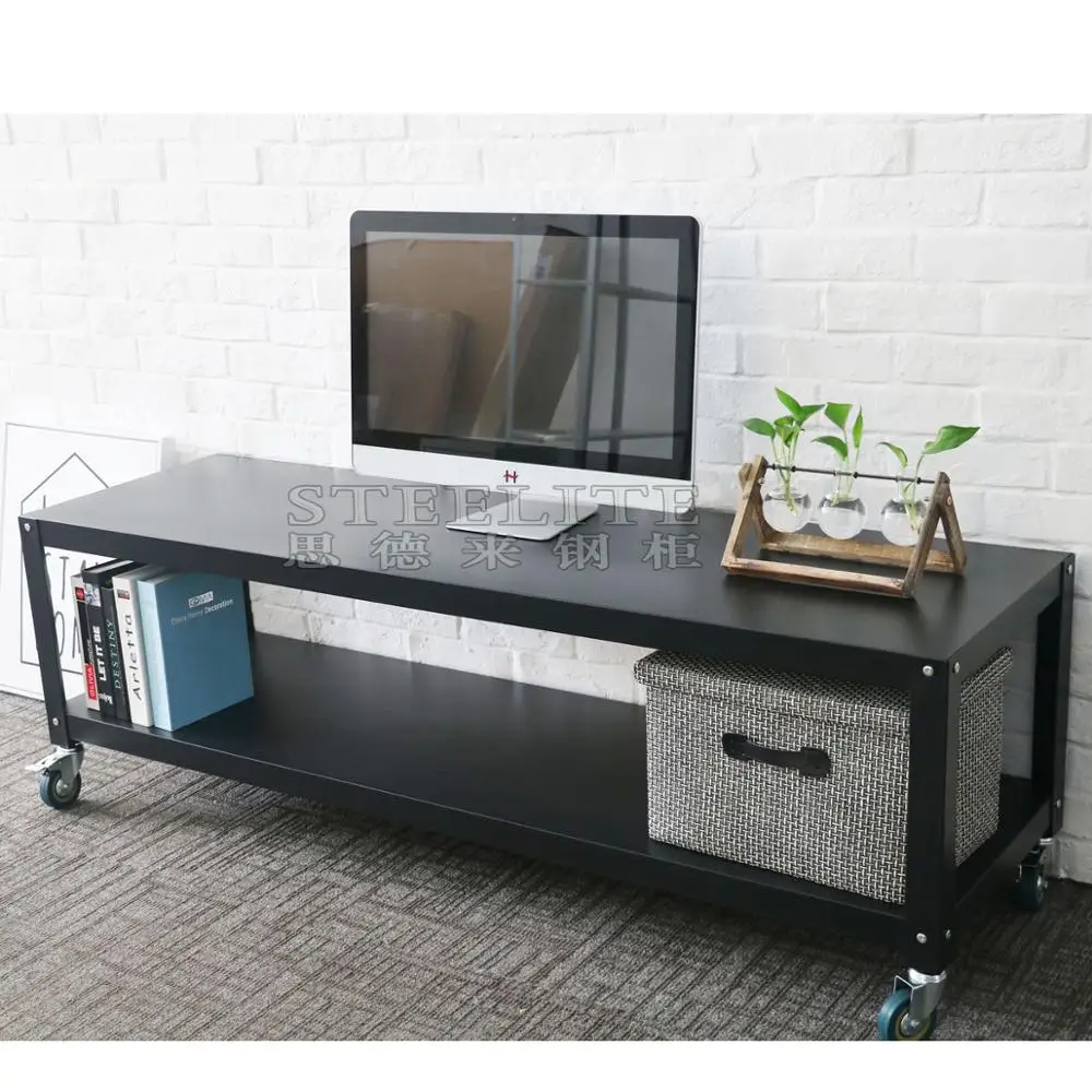 New Design Metal Wall Tv Trolley Stand With Wheels Buy Tv Trolley