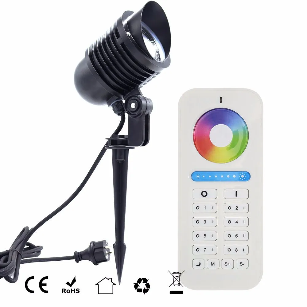 Gardeners Choice Rgb Garden Lights Rgb Spotlight Outdoor Rgbw Spike