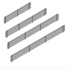 chrome plating metal fence