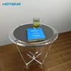 Customized Cheap Round Top Acrylic Talker Coffee Table