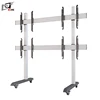 Digital Signage Aluminum And Steel Multi Screen Movable TV Wall Bracket For Max VESA 600x400 mm