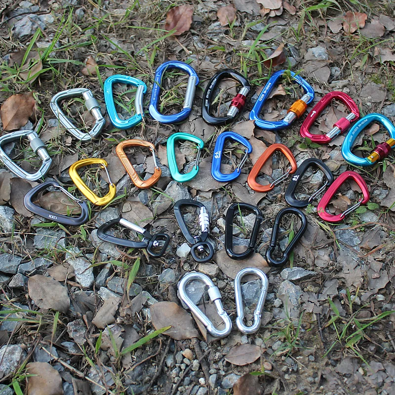 Climbing Carabiner Clips,Certified 25kn (5620 Lbs) Heavy Duty