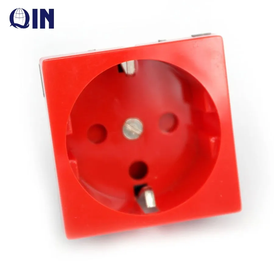 German Electrical Socket Plug 16a/250v 77214 Euro Power Socket