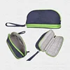 Direct factory custom promotional travel polyester cosmetic bag portable clutch cosmetic bag for large storage