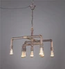 Latest Products In Market loft vintage pendant light industrial pendant light water pipe shaped designer pendant lighting