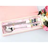 Ceramic handle chopstick spoon cutlery,home goods flatware