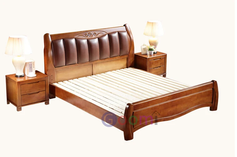 Goomi Double Cot Bed Models Bedroom Furniture Set G1605 Modern Solid