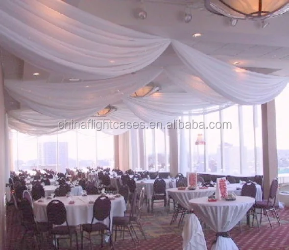 Hotel Decor White Wedding Ceiling Drapes Diy Buy Wedding Drapes Diy White Wedding Drapes Diy Wedding Ceiling Drapes Diy Product On Alibaba Com