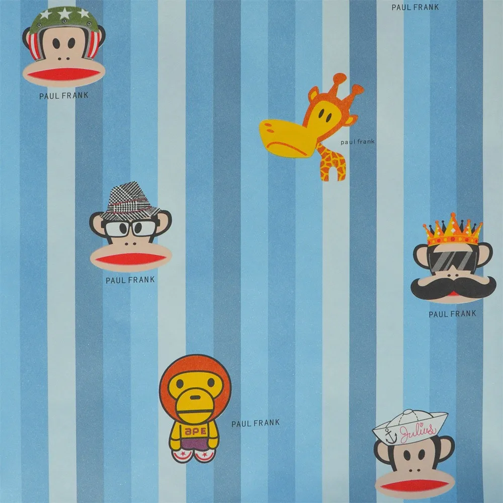 3d Seksi Kartun Wallpaper Dengan Monyet Untuk Kamar Anak Anak Buy