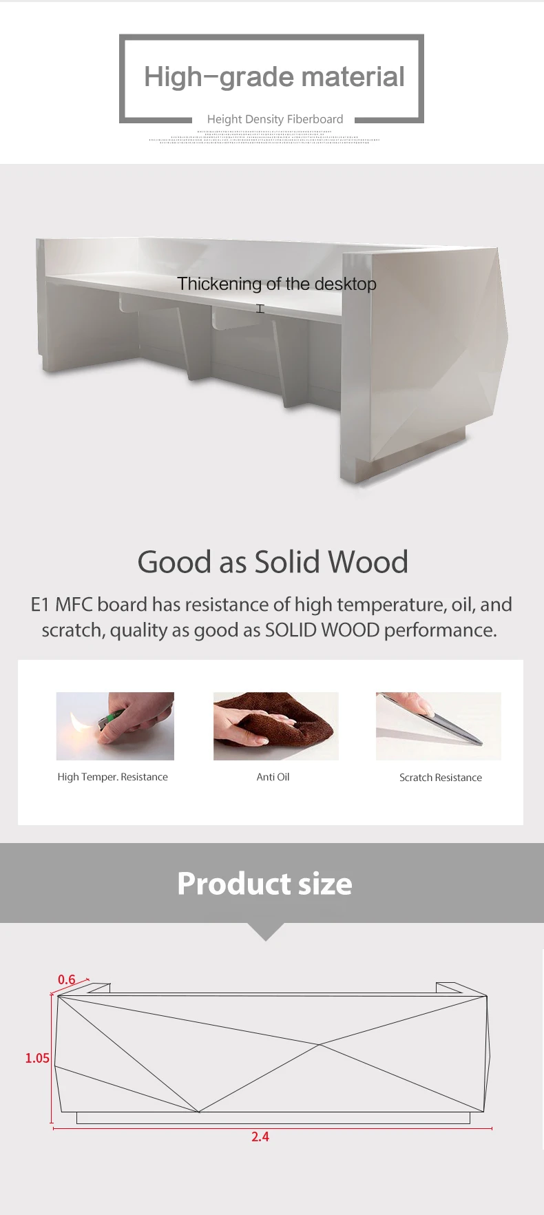 salon reception desk 