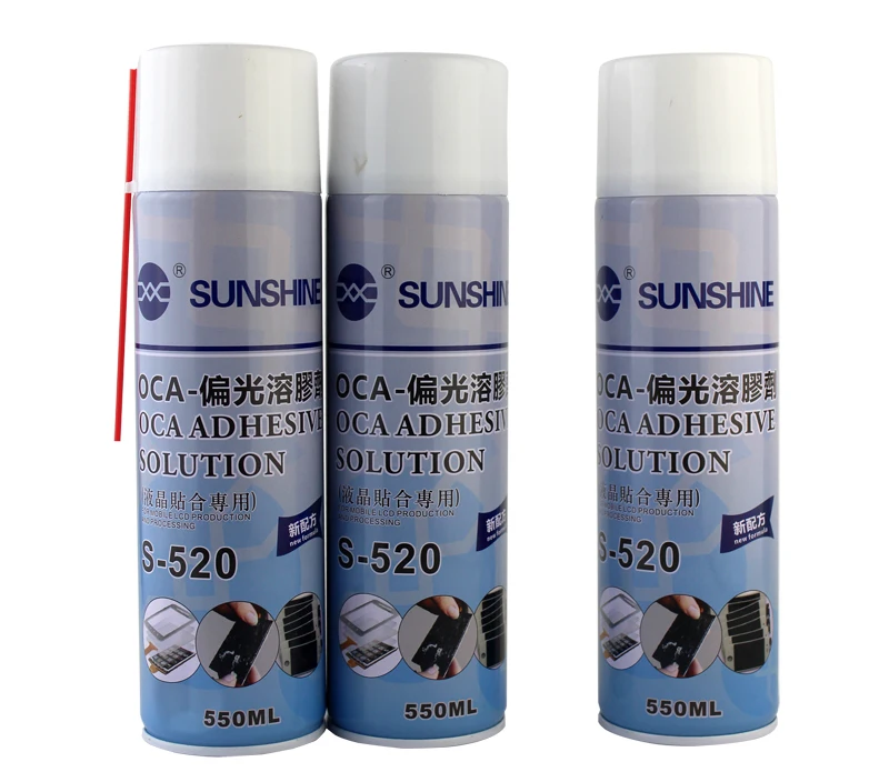 550ml OCA Adhesive solution for mobile LCD production and processing S-520