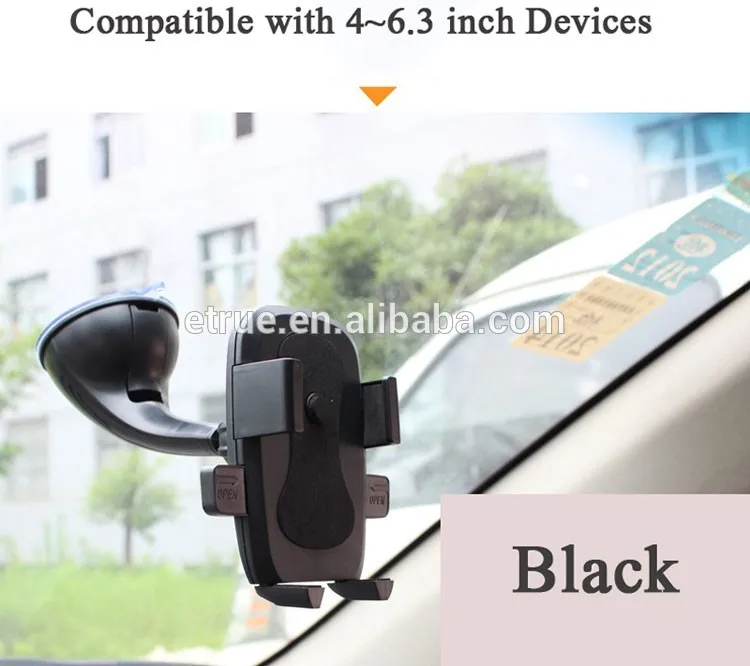 Universal Windshield Car Phone Mount Holder for iphone7Dashboard Phone Mount with Strong Sticky Gel Pad;Cell phone car holder
