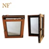 castle style wooden Aluminium window tilt and turn