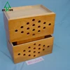 Wholesale and custom MDF wooden mirrored jewelry cabinet made in China
