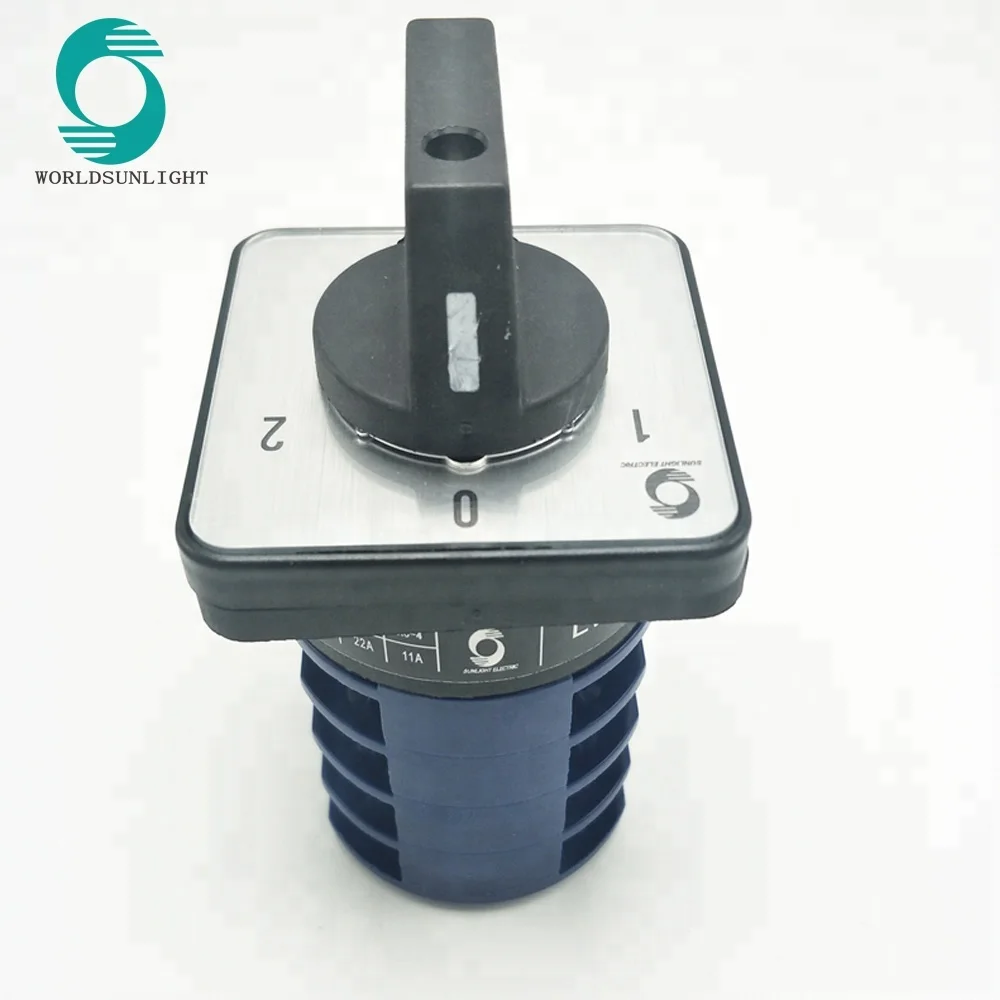 Interrupteur Rotatif à Came KDHC-32/6X3-6 - 690V 32A 6 Pôles - Commutateur électrique Réglable - Pour Installations Industrielles